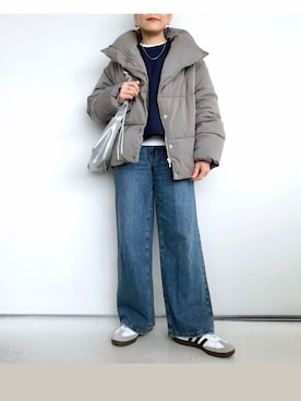 「coca（coca）（コカ）のアイテム（パンツ）」を使った、SACHIさん（レディース・150cm）の春コーディネート