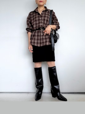 「COACH（コーチ）のアイテム」を使った、SACHIさん（レディース・150cm）の秋コーディネート
