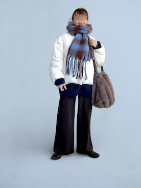 「ap retro（アプレトロ）のアイテム」を使った、SACHIさん（レディース・150cm）の冬コーディネート