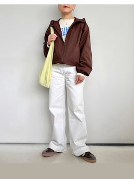 「LHME（エルエイチエムイー）のアイテム」を使った、SACHIさん（レディース・150cm）の春コーディネート