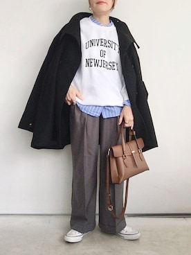 SACHIさん（レディース・150cm）の冬コーディネート