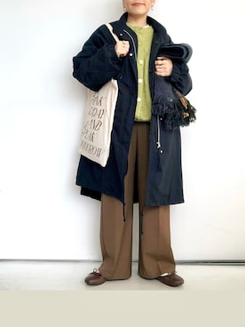 「アイテム（バレエシューズ）」を使った、SACHIさん（レディース・150cm）の秋コーディネート