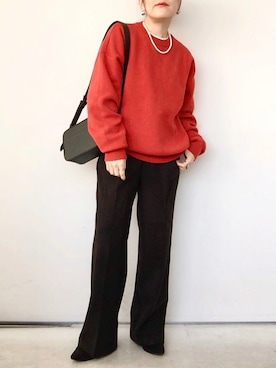 「AIVER（アイバー）のアイテム」を使った、SACHIさん（レディース・150cm）の冬コーディネート