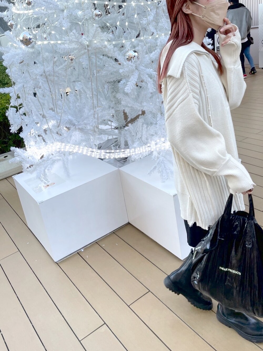 JEANASIS（ジーナシス）の「フロントZIPダメージチュニックプル