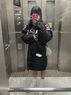「ルーズソックス」｜ᴹᴬᴿᴼᴺさん（レディース・159cm・10代）の冬コーディネート