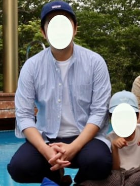 「家族旅行」｜「アイテム（サンダル）」を使った、Kansaiben speakerさん（メンズ・170cm）の秋コーディネート