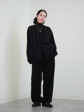 「アイテム（チャーム）」を使った、ひなさん（レディース・165cm）の秋コーディネート