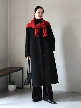 「アイテム（アクセサリー）」を使った、ひなさん（レディース・165cm）の冬コーディネート