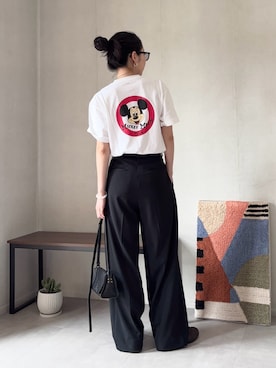 「アイテム（チョーカー）」を使った、ひなさん（レディース・165cm）の夏コーディネート