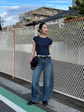 「アイテム（リング）」を使った、ひなさん（レディース・165cm）の夏コーディネート
