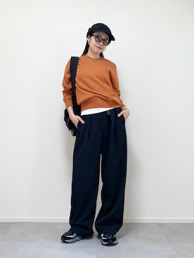 「ハロウィン」｜「アイテム（アクセサリー）」を使った、ひなさん（レディース・165cm）の秋コーディネート