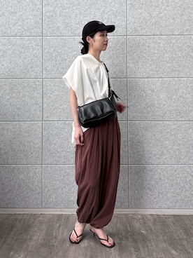 「アイテム（ピアス（両耳用））」を使った、ひなさん（レディース・165cm）の夏コーディネート