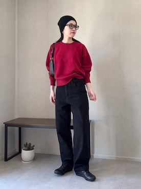 「アイテム（ニットキャップ/ビーニー）」を使った、ひなさん（レディース・165cm）の夏コーディネート