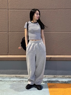 「アイテム（リング）」を使った、ひなさん（レディース・165cm）の夏コーディネート