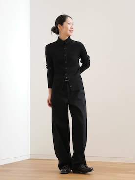 「アイテム（ピアス（両耳用））」を使った、ひなさん（レディース・165cm）の秋コーディネート