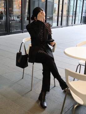 「ete（エテ）のアイテム」を使った、ひなさん（レディース・165cm）の春コーディネート