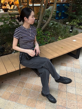 「アイテム（ピアス（両耳用））」を使った、ひなさん（レディース・165cm）の夏コーディネート
