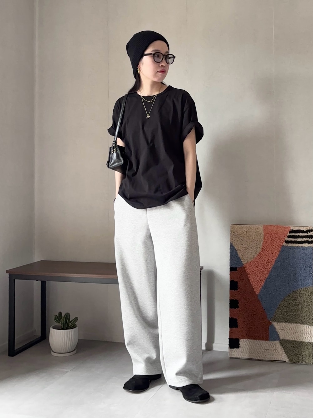 ひな{プロフ確認必須}ページ ひな｜UNIQLOのスウェットパンツを使ったコーディネート - WEAR