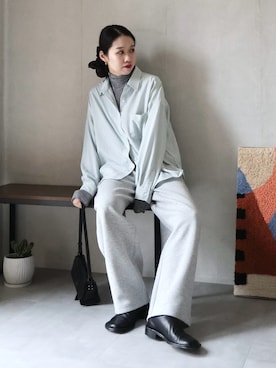 「TEN.（テン）のアイテム」を使った、ひなさん（レディース・165cm）の冬コーディネート