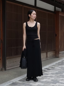 「SALOMON（サロモン）のアイテム」を使った、ひなさん（レディース・165cm）の夏コーディネート