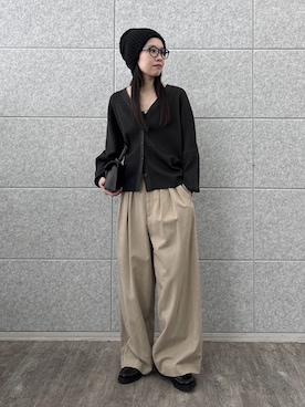 「アイテム（ファッション雑貨）」を使った、ひなさん（レディース・165cm）の秋コーディネート