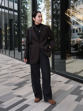 「TEN.（テン）のアイテム」を使った、ひなさん（レディース・165cm）の春コーディネート