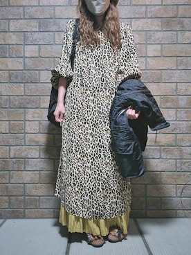 「H&M（エイチ・アンド・エム）のアイテム（ワンピース/ドレス）」を使った、erika.n-tamaさん（レディース・162cm）の冬コーディネート