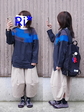 Ri*さん（レディース・152cm）の秋コーディネート