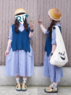 Ri*さん（レディース・152cm）の夏コーディネート