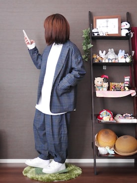 「メンスアイテム」｜Ri*さん（レディース・152cm）の春コーディネート