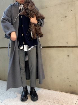 「N.O.R.C（ノーク）のアイテム（ジャケット/アウター）」を使った、Ameri★さん（レディース・164cm）の冬コーディネート