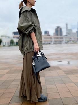 「titivate（ティティベイト）のアイテム（ブルゾン）」を使った、Ameri★さん（レディース・164cm）の秋コーディネート