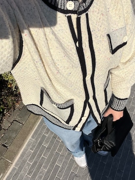 「アイテム（デニムパンツ）」を使った、봄ꕤ*.ﾟさん（レディース・158cm）の秋コーディネート