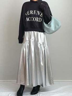 saecansanさん（レディース・154cm）の冬コーディネート