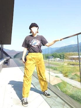 「バンズ」｜イーチさん（レディース・160cm）の春コーディネート