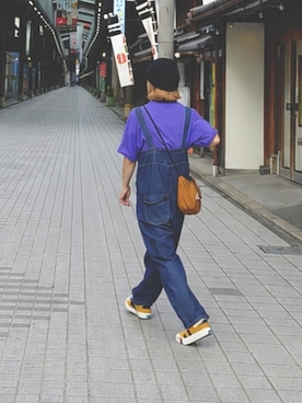 「KELTY（ケルティ）のアイテム」を使った、イーチさん（レディース・160cm）の夏コーディネート
