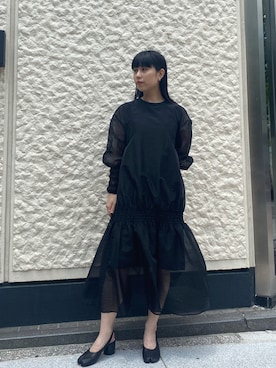 「AKIRANAKA（アキラナカ）のアイテム」を使った、ホリユキノさん（レディース・154cm）の夏コーディネート
