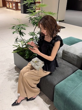「PROPORTION BODY DRESSING（プロポーションボディドレッシング）のアイテム」を使った、Hikariさん（レディース・153cm）の夏コーディネート