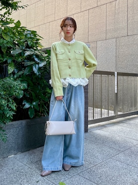 「PROPORTION BODY DRESSING（プロポーションボディドレッシング）のアイテム」を使った、Hikariさん（レディース・153cm）の秋コーディネート