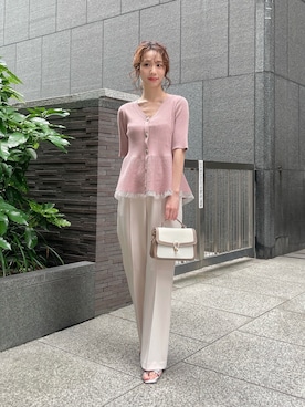 「PROPORTION BODY DRESSING（プロポーションボディドレッシング）のアイテム」を使った、Hikariさん（レディース・153cm）の夏コーディネート