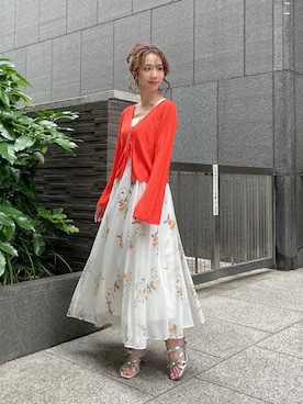 「PROPORTION BODY DRESSING（プロポーションボディドレッシング）のアイテム」を使った、Hikariさん（レディース・153cm）の夏コーディネート