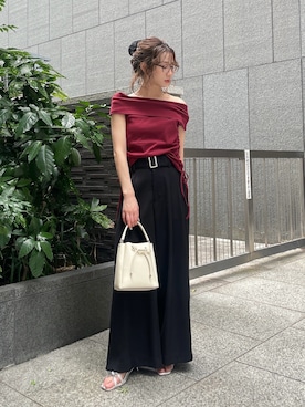 「PROPORTION BODY DRESSING（プロポーションボディドレッシング）のアイテム」を使った、Hikariさん（レディース・153cm）の夏コーディネート