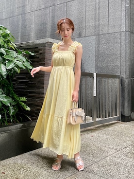 「PROPORTION BODY DRESSING（プロポーションボディドレッシング）のアイテム」を使った、Hikariさん（レディース・153cm）の夏コーディネート