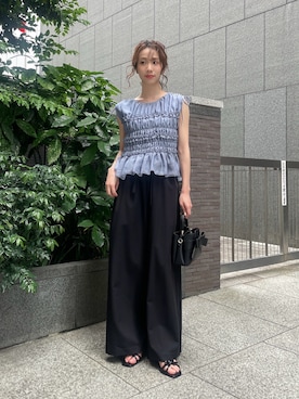 「PROPORTION BODY DRESSING（プロポーションボディドレッシング）のアイテム」を使った、Hikariさん（レディース・153cm）の夏コーディネート