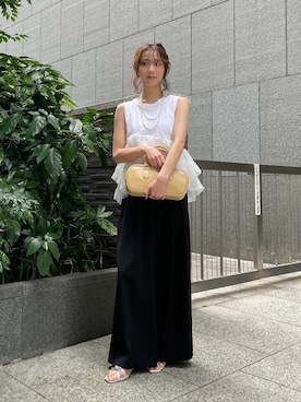 「PROPORTION BODY DRESSING（プロポーションボディドレッシング）のアイテム」を使った、Hikariさん（レディース・153cm）の夏コーディネート