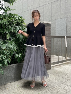 「PROPORTION BODY DRESSING（プロポーションボディドレッシング）のアイテム」を使った、Hikariさん（レディース・153cm）の夏コーディネート