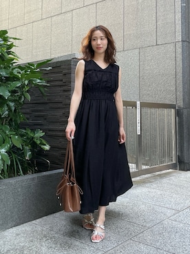 「PROPORTION BODY DRESSING（プロポーションボディドレッシング）のアイテム」を使った、Hikariさん（レディース・153cm）の夏コーディネート