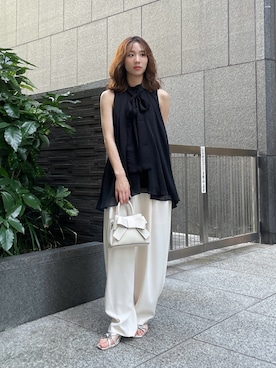 「PROPORTION BODY DRESSING（プロポーションボディドレッシング）のアイテム」を使った、Hikariさん（レディース・153cm）の夏コーディネート