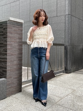 「PROPORTION BODY DRESSING（プロポーションボディドレッシング）のアイテム」を使った、Hikariさん（レディース・153cm）の秋コーディネート