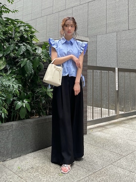 「PROPORTION BODY DRESSING（プロポーションボディドレッシング）のアイテム」を使った、Hikariさん（レディース・153cm）の夏コーディネート